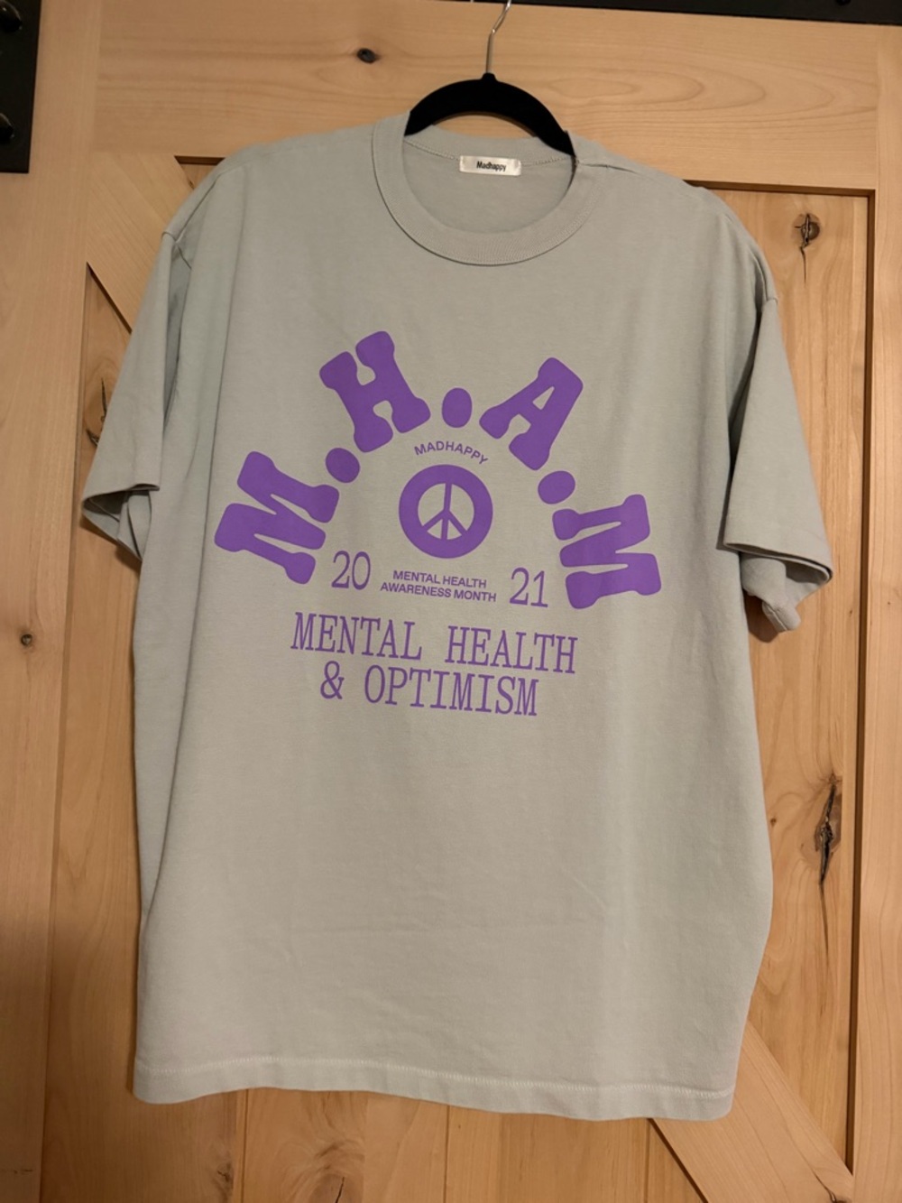 Madhappy Mental Health Awareness shirt. MHAM Size M Medium unisex